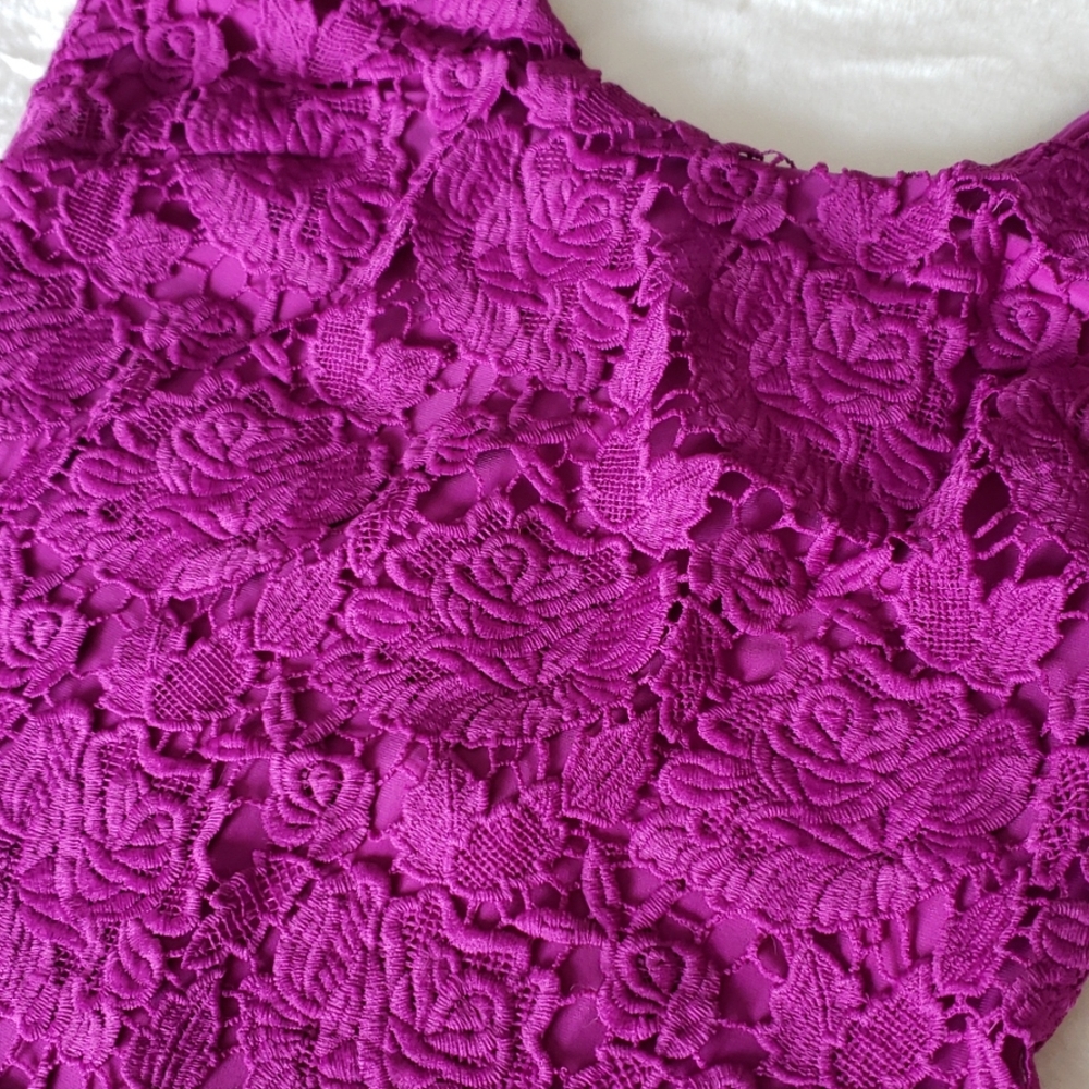 Stunning Ralph Lauren Violet Fuschia Dress, NWT